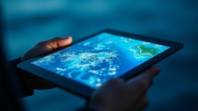 Marine forskningsapps med sensorintegrasjon og sanntidsdata